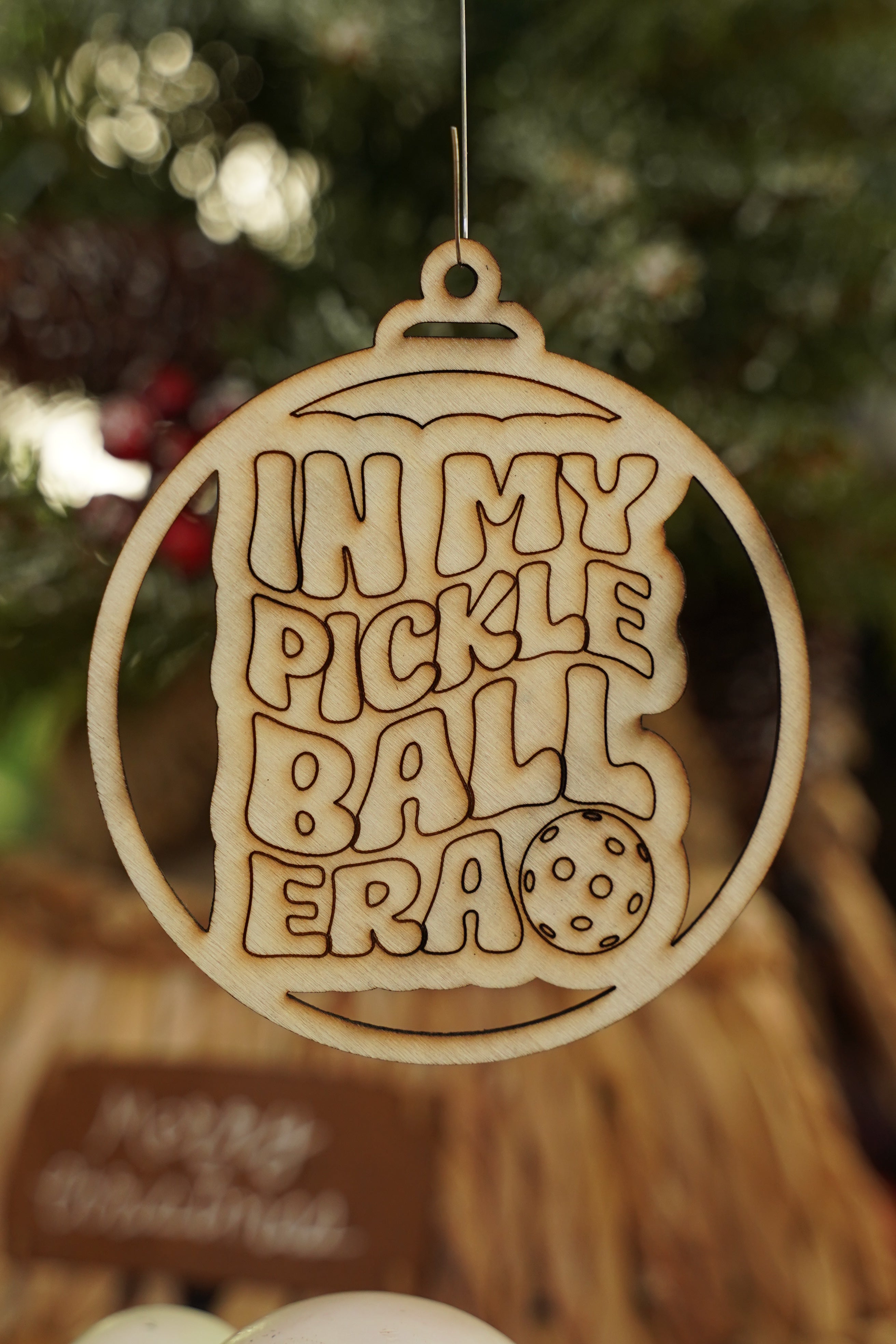 Pickleball Holiday Ornaments