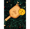 Pickleball Paddle - Custom Personalized Laser-Cut Wooden Pickleball Ornaments – 4 Inches in size