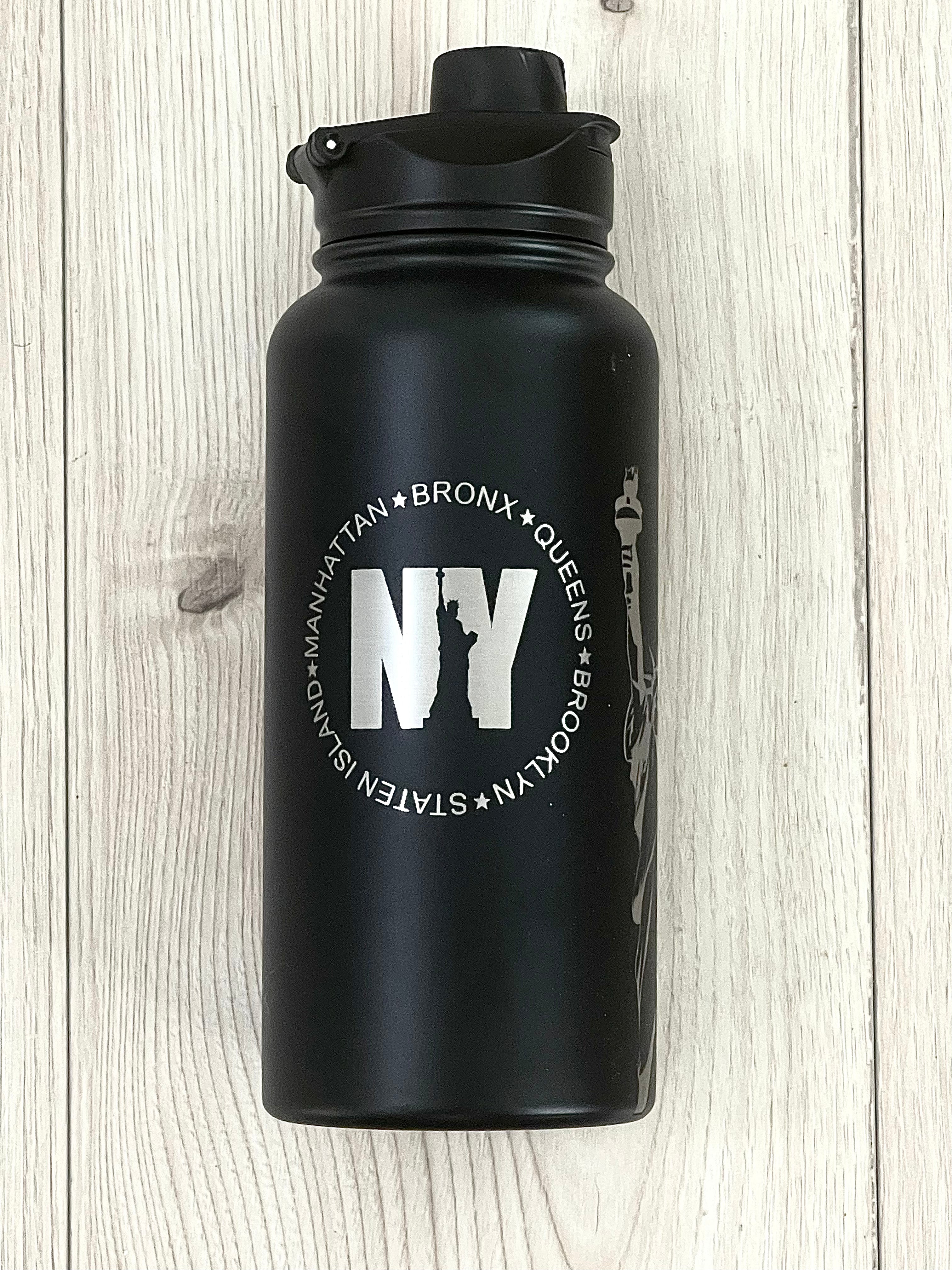 NYC Marathon Finisher Water Bottle – 32oz