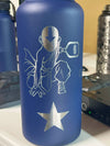 Full Wrap Custom Pickleball Water Bottle, Pickleball Gifts