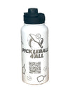 P4A - Custom Pickleball Water Bottle, Pickleball Gifts