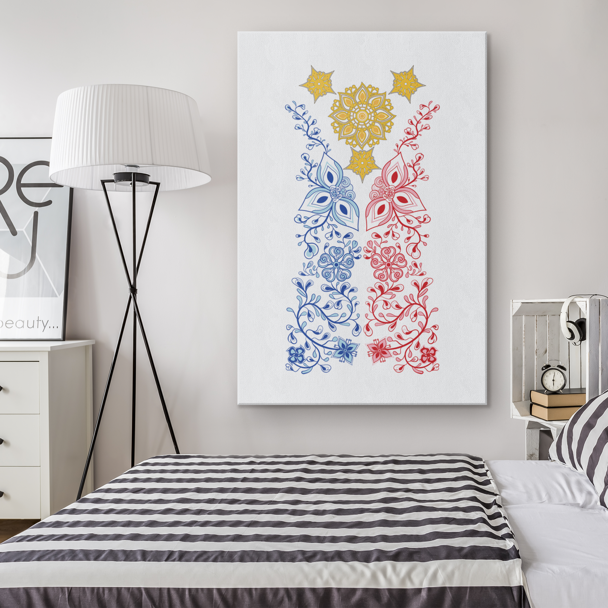 La Pinay White Gallery Canvas WrapCanvas Wall Art 3 - My E Three