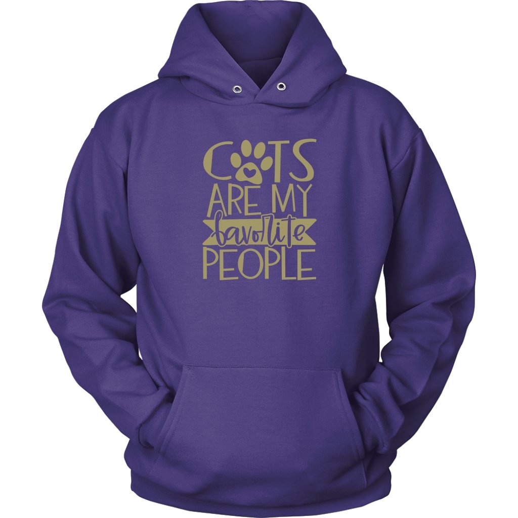 Cats Are My Favorite People Unisex HoodieT-shirt - My E Three