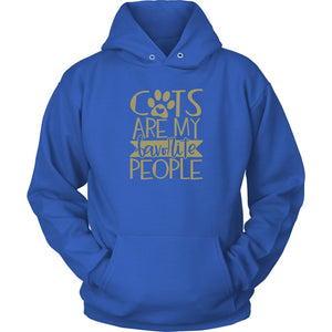 Cats Are My Favorite People Unisex HoodieT-shirt - My E Three