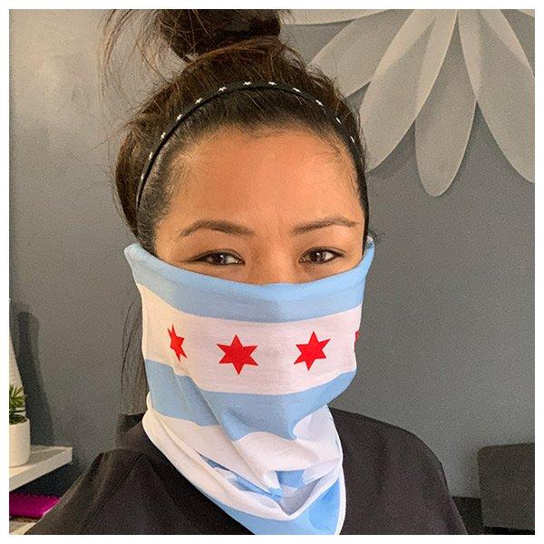 Chicago Neck Gaiter - BlackNeck Gaiter - My E Three