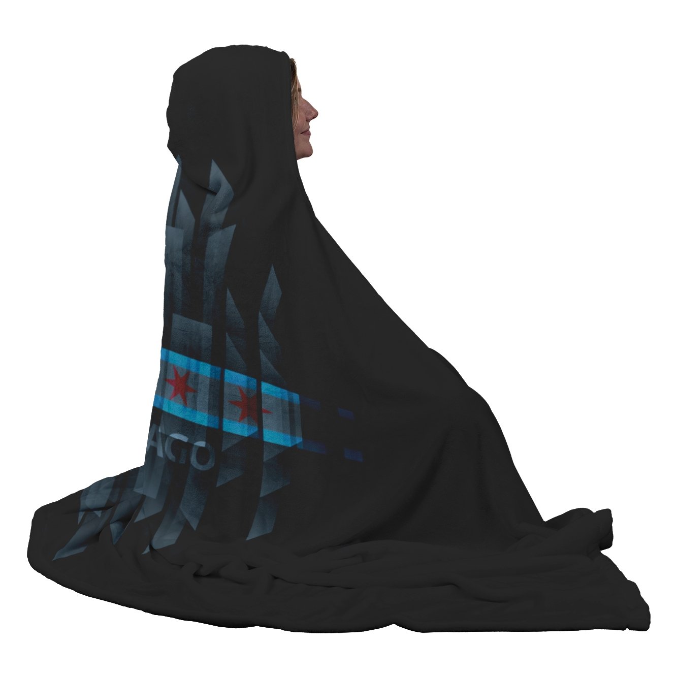 Chicago Window Pane Hooded BlanketHooded Blanket - My E Three