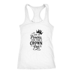 Chin Up Princess Racerback TankT-shirt - My E Three