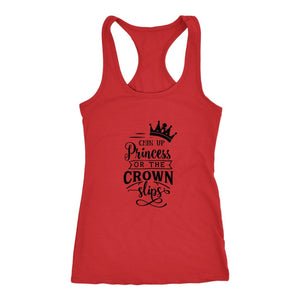 Chin Up Princess Racerback TankT-shirt - My E Three