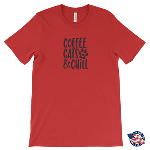 Coffe Cats And Chill Unisex T-ShirtT-shirt - My E Three