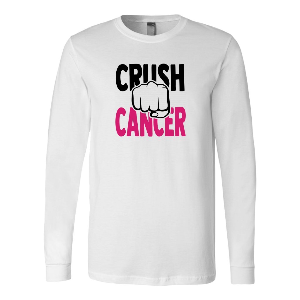 Crush Cancer Long Sleeve ShirtT-shirt - My E Three