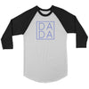 Dada Unisex 3/4 RaglanT-shirt - My E Three