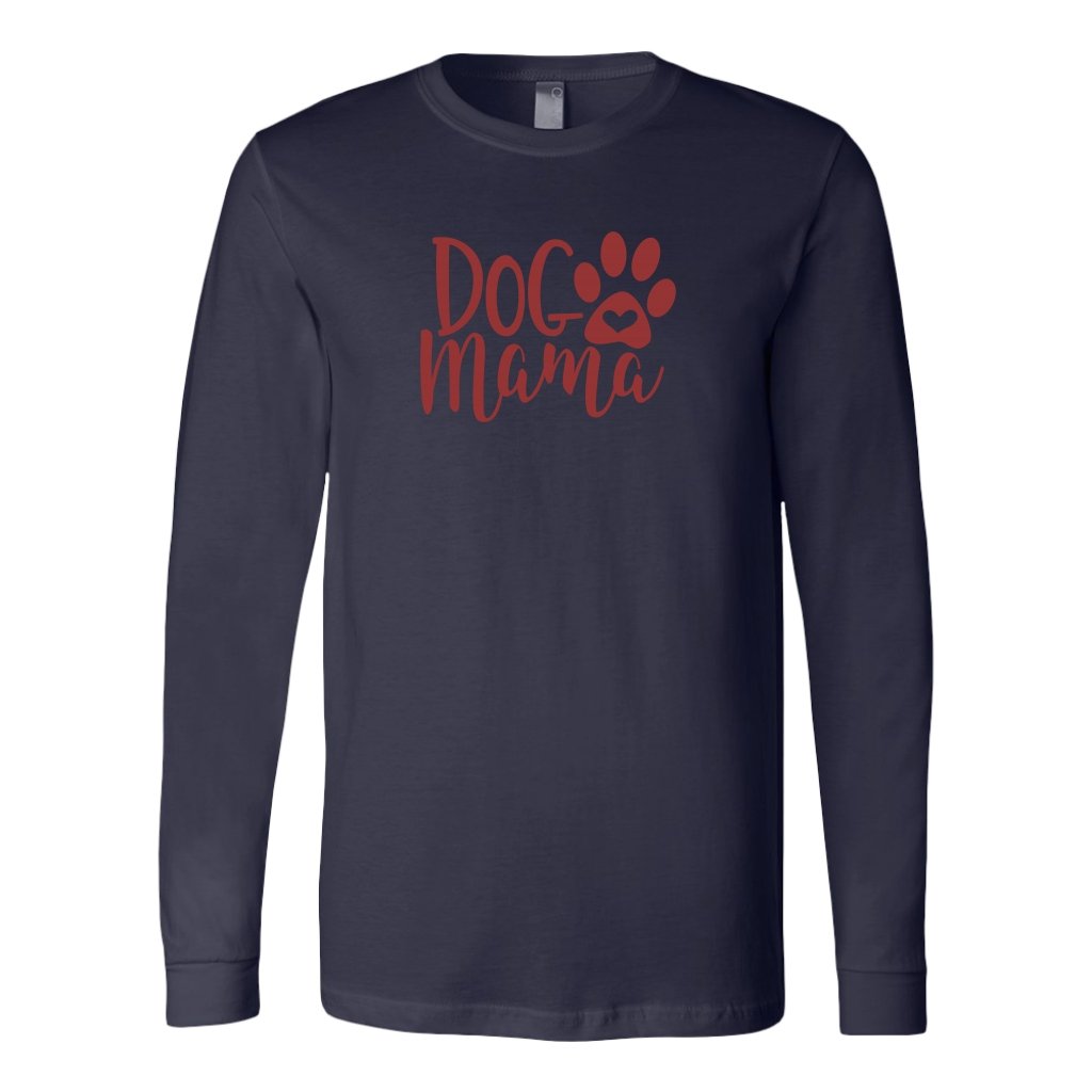 Dog Mama Long Sleeve ShirtT-shirt - My E Three