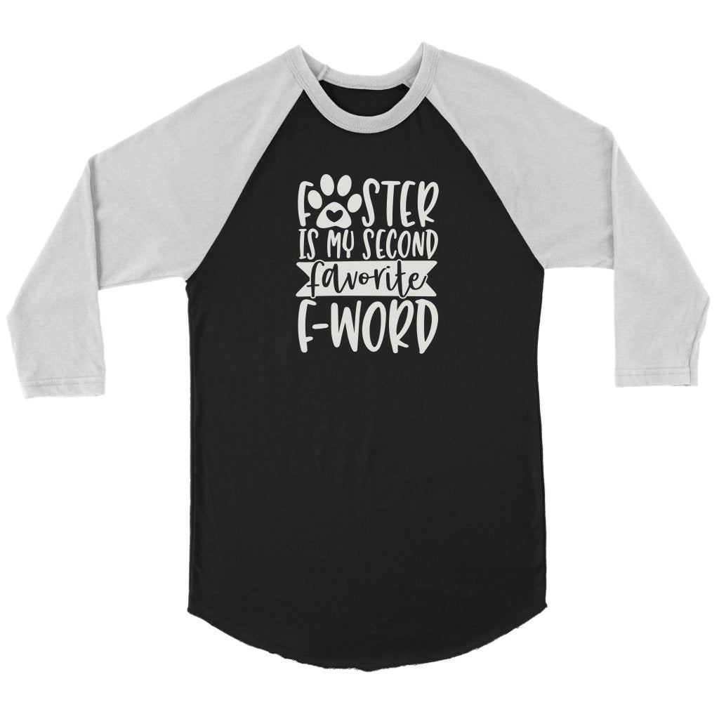 Faster is My Second Favotire F-Word Unisex 3/4 RaglanT-shirt - My E Three