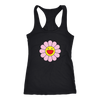 Pretty Flower Pink Racerback TankT-shirt - My E Three