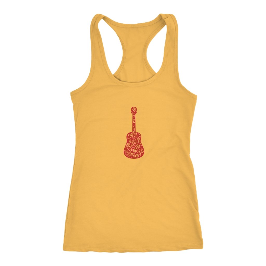 Guitar Swirls Racerback TankT-shirt - My E Three