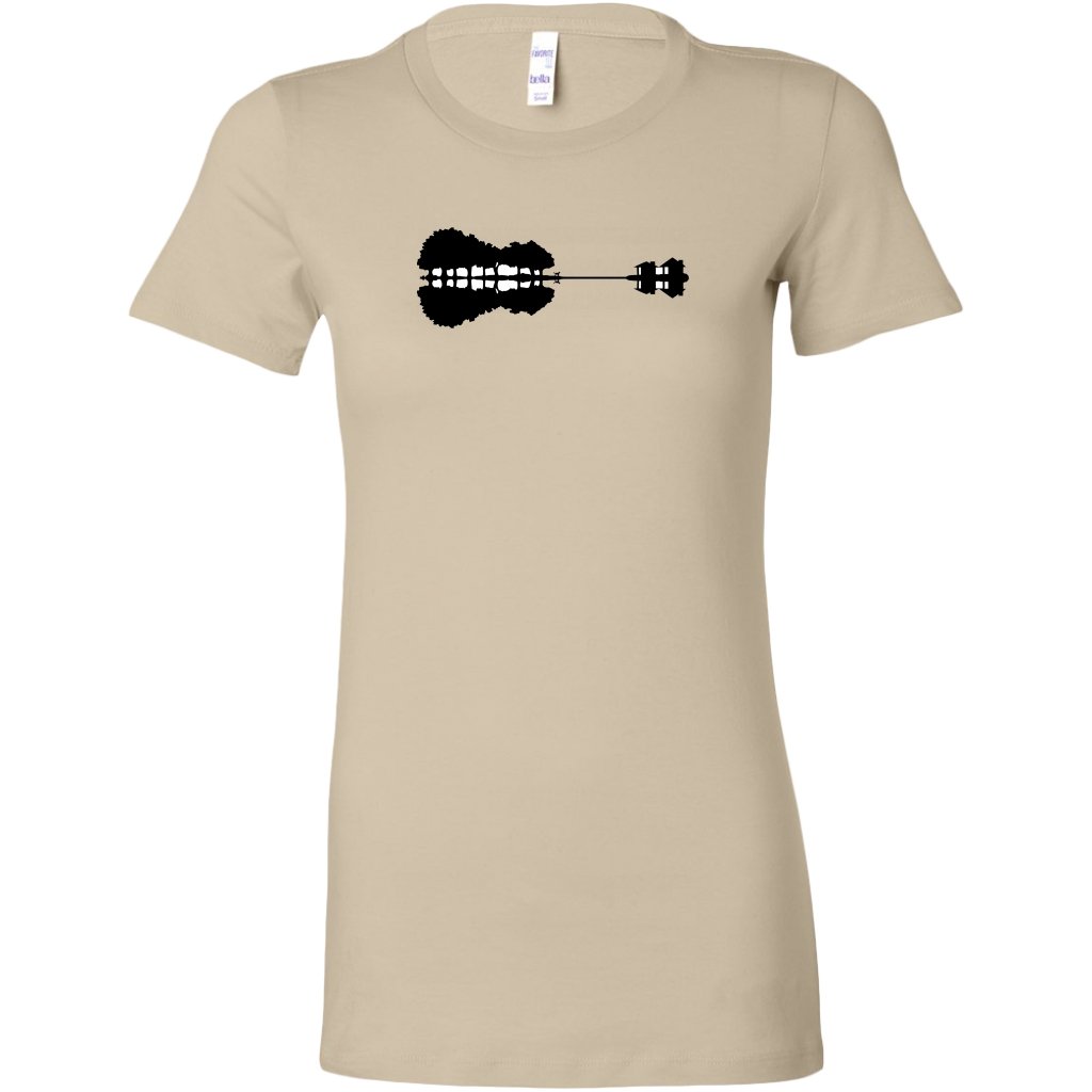 Guitar Tree Reflection Womens ShirtT-shirt - My E Three