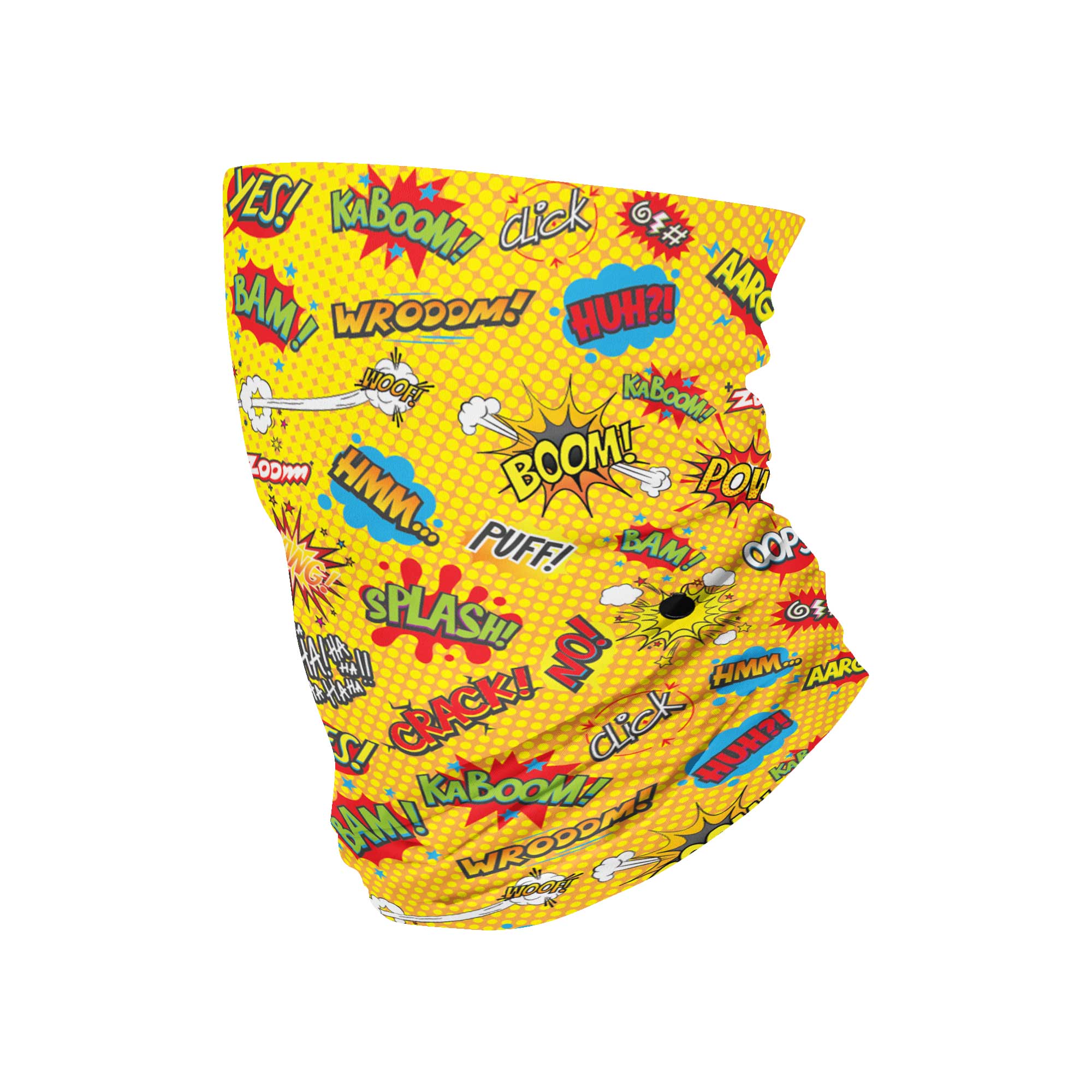 Onomatopeia Neck Gaiter fits Kids, Youth and PetiteNeck Gaiter - My E Three