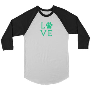 Love is Square Unisex 3/4 RaglanT-shirt - My E Three