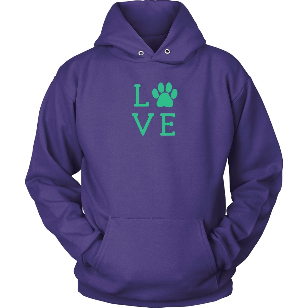 Love is Square Unisex HoodieT-shirt - My E Three