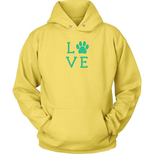 Love is Square Unisex HoodieT-shirt - My E Three