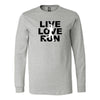 Love Love Run Long Sleeve ShirtT-shirt - My E Three