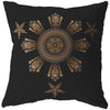 Mandala Filipino Sun & Stars - Black boradcloth pillowsPillows Multi - My E Three