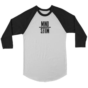 Mind Miles Unisex 3/4 RaglanT-shirt - My E Three