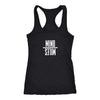 Mind Miles white Racerback TankT-shirt - My E Three