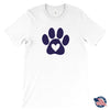 Paw Print With Heart Unisex T-Shirt - My E Three