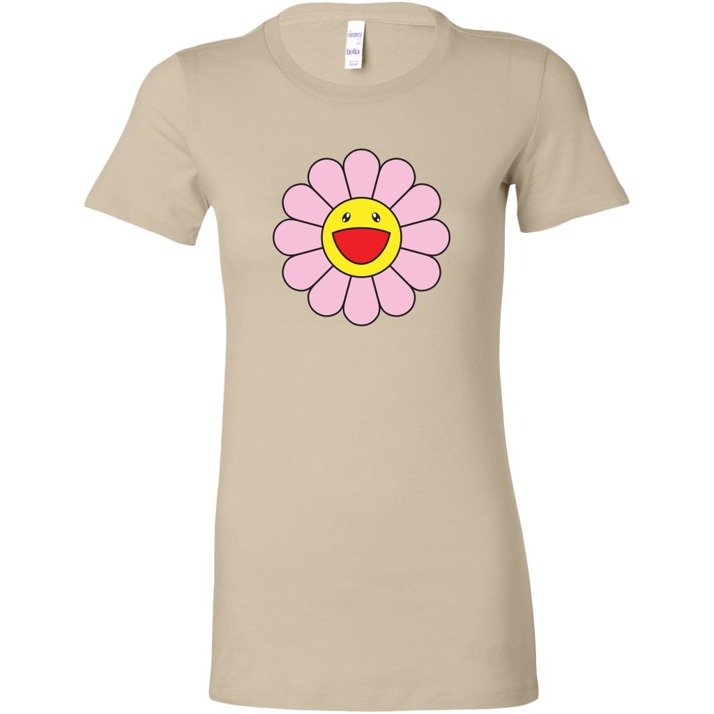 Pretty Flower Pink Womens ShirtT-shirt - My E Three