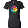 Pretty Flower Ranbow Womens ShirtT-shirt - My E Three