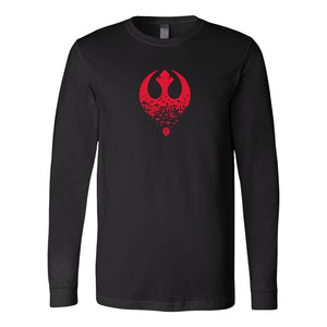 Rebel Aliance With Shutlle Long Sleeve ShirtT-shirt - My E Three