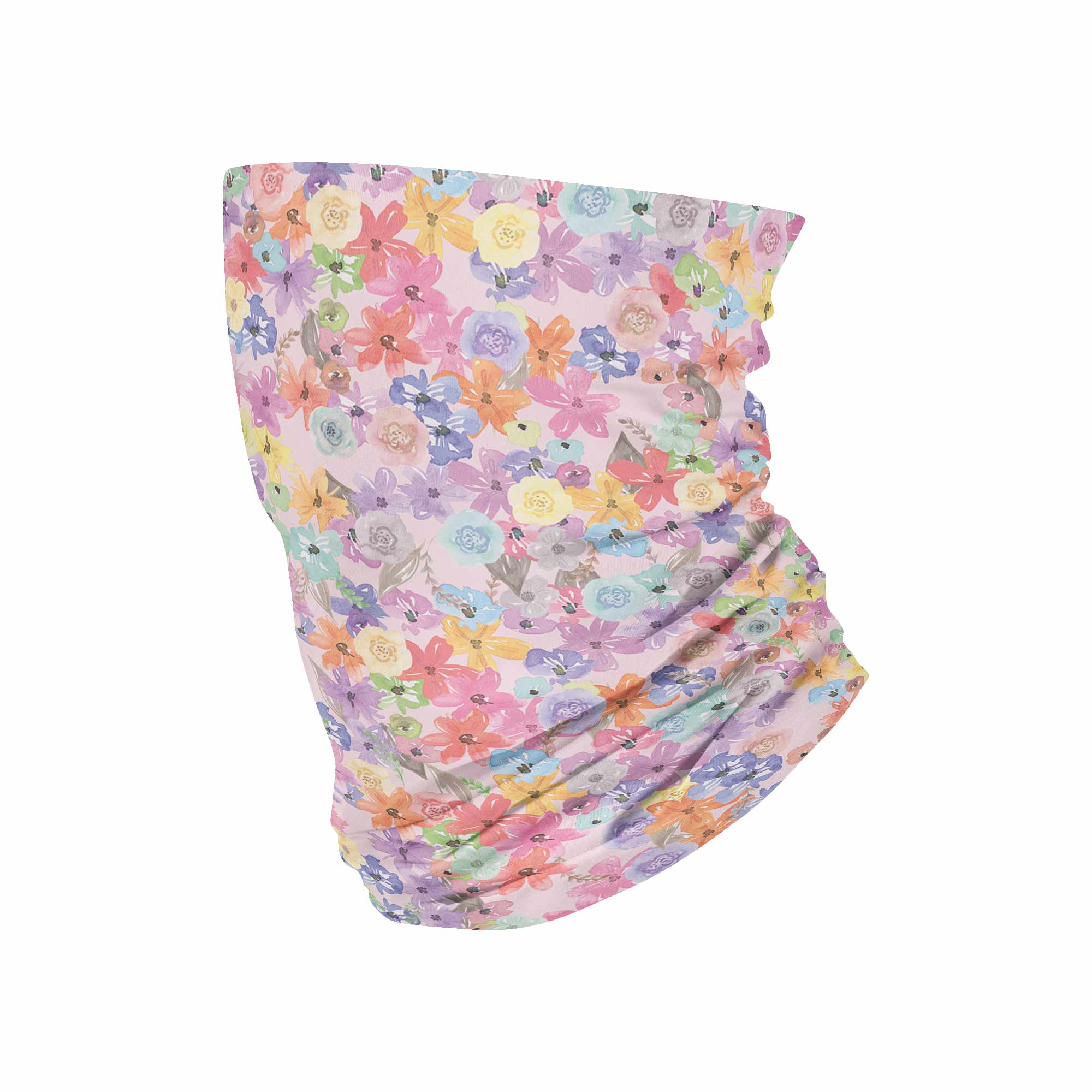 Flower Neck Gaiter fits Kids, Youth and PetiteNeck Gaiter - My E Three