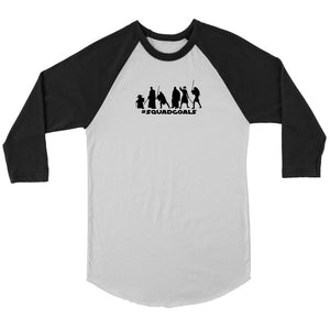 Squadgoals 3 Unisex 3/4 RaglanT-shirt - My E Three