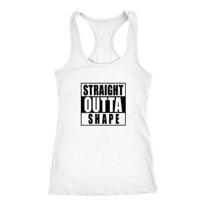 Straight Outta Shape Racerback TankT-shirt - My E Three