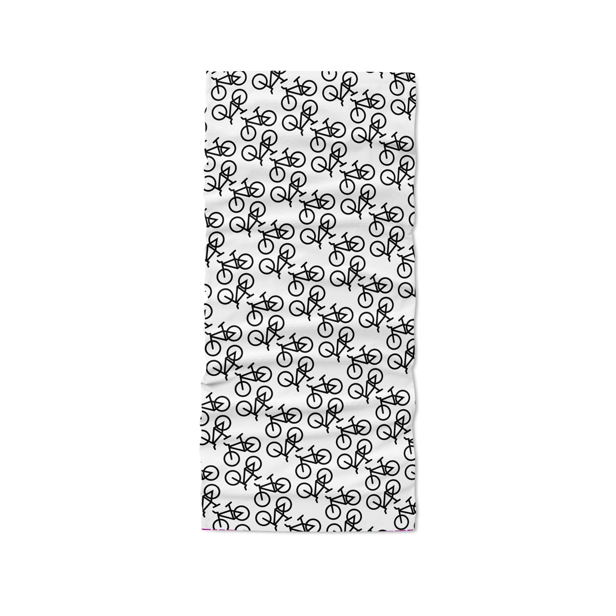 White Cyclist Neck GaiterNeck Gaiter - My E Three