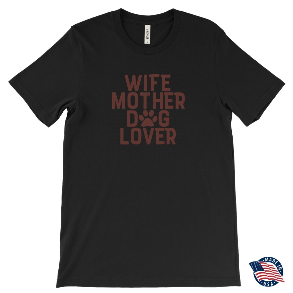 Wife Mother Dog Lover Unisex T-ShirtT-shirt - My E Three